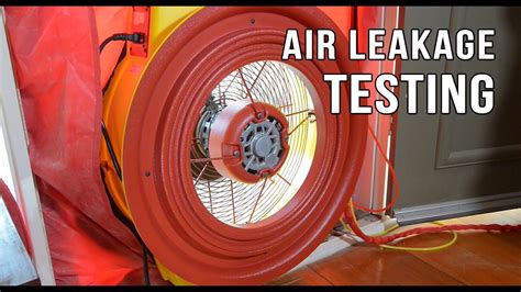 air sealing blower door test|blower door fan test.